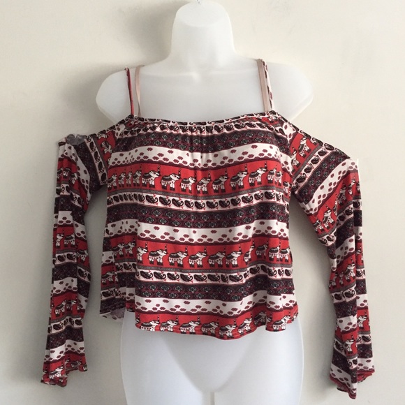 DONATED! H&M Coachella Boho Off Shoulder Top - Picture 2 of 8